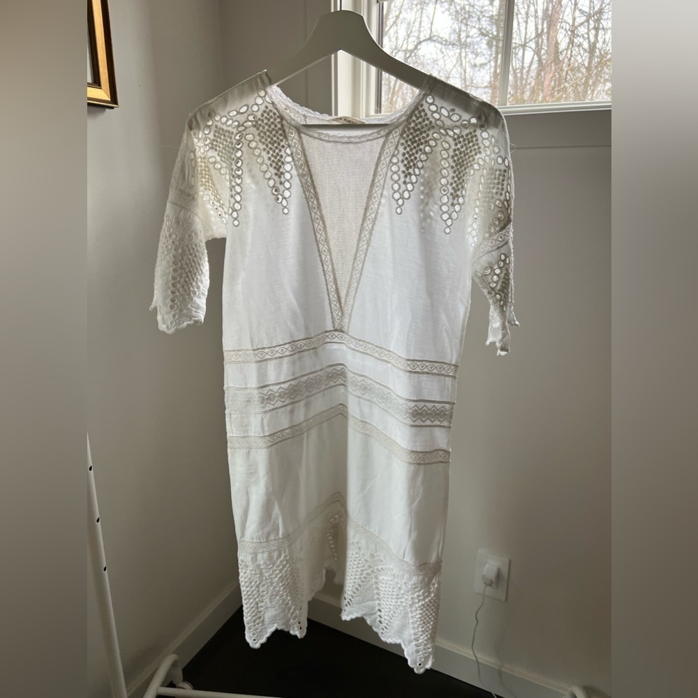 Ulla Johnson white 100% cotton dress